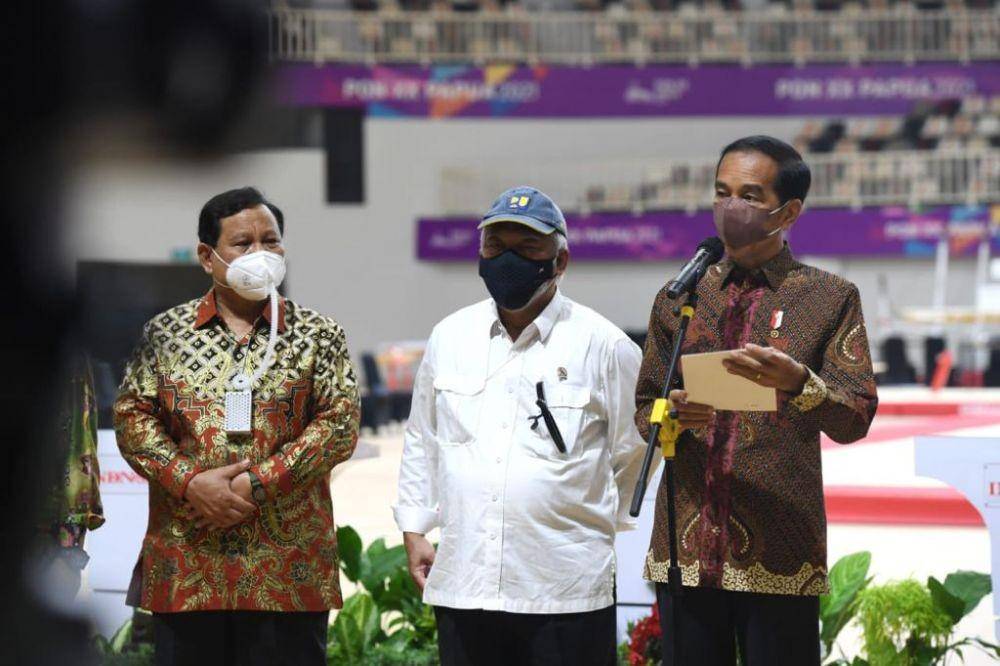 Presiden Jokowi meresmikan venue di PON XX Papua (Dok.Biro Pers Kepresidenan)