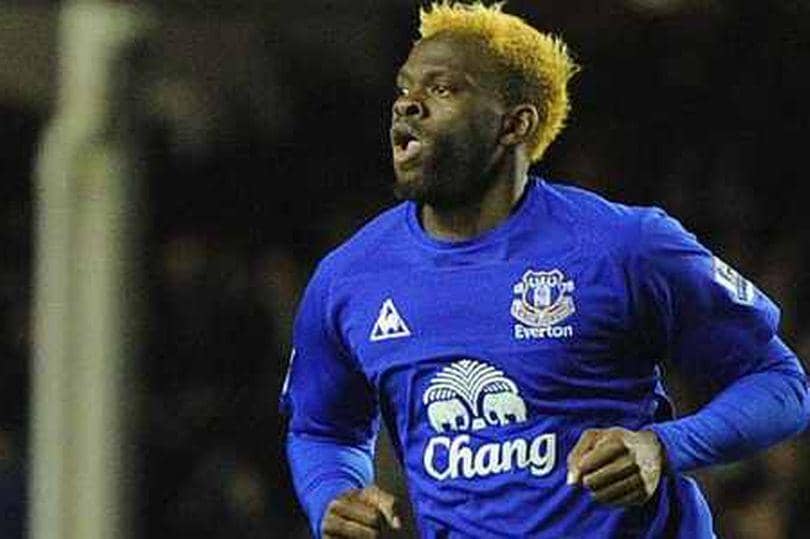 potret Louis Saha bersama Everton (liverpoolecho.co.uk)