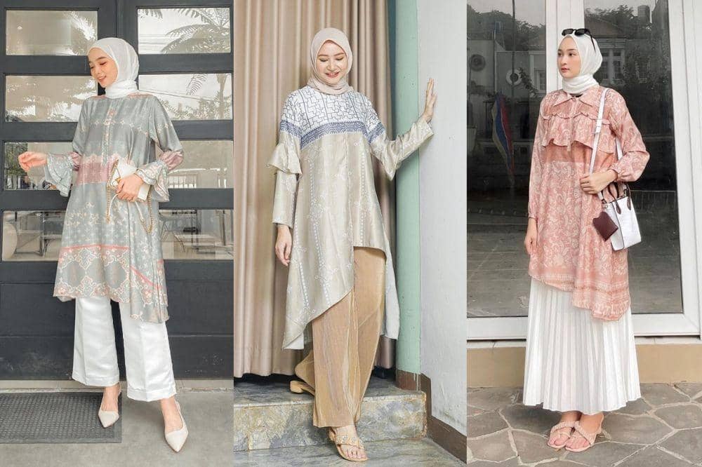 Wajib Punya, 6 Padu Padan Tunik Silky Kekinian!