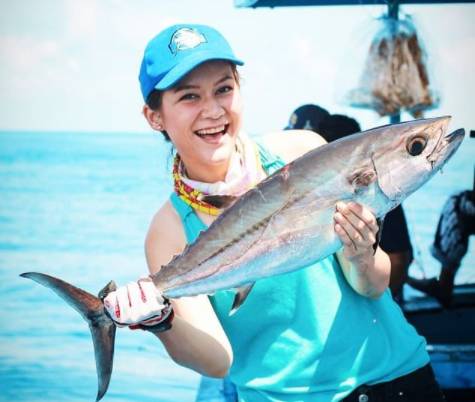 Presenter Mancing Mania Aishah Gray (Instagram.com/aishahgray)