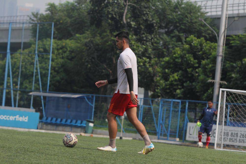 Pemain Persik Kediri saat berlatih di Jakarta. IDN Times/ istimewa