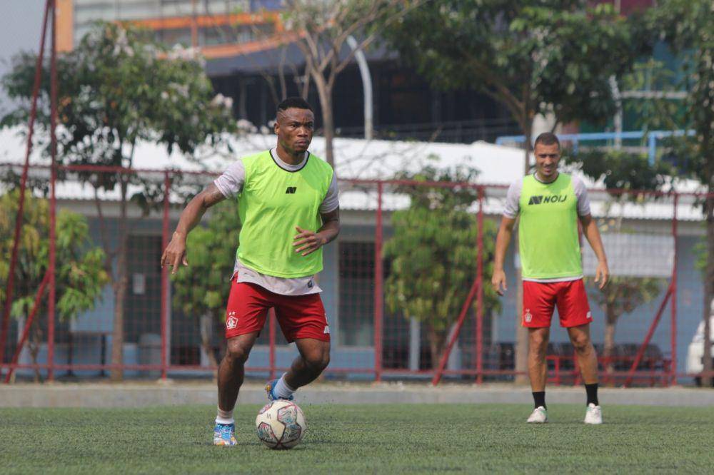 Pemain Persik Kediri saat berlatih di Jakarta. IDN Times/ istimewa