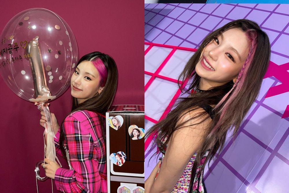 10 Visual Atraktif Yeji ITZY dengan Two-tone Hair, Eye Catching