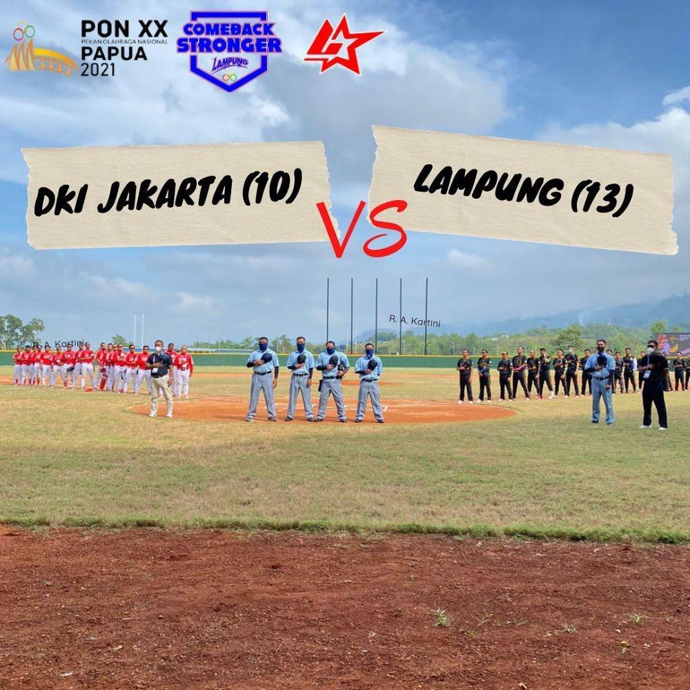 Tim baseball Lampung ajang PON Papua. (instagram.com/perbasasilampung).