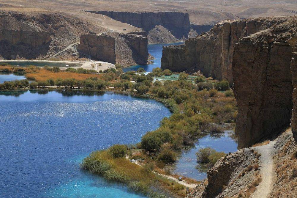 Potret taman nasional band-e amir (twitter.com/xhnews)