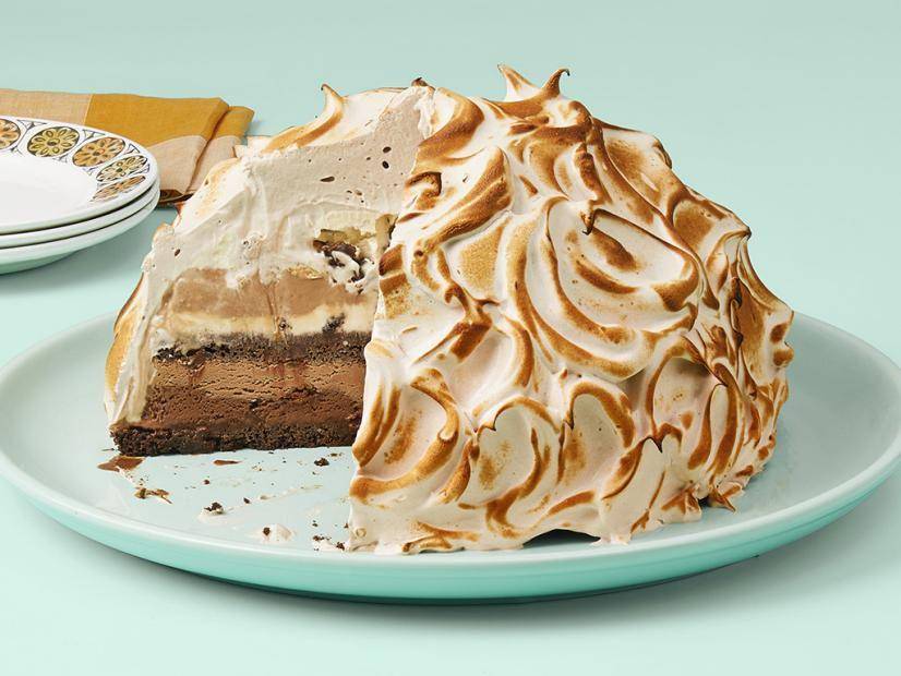 ilustrasi brownie baked alaska (foodnetwork.com/food network kitchen)