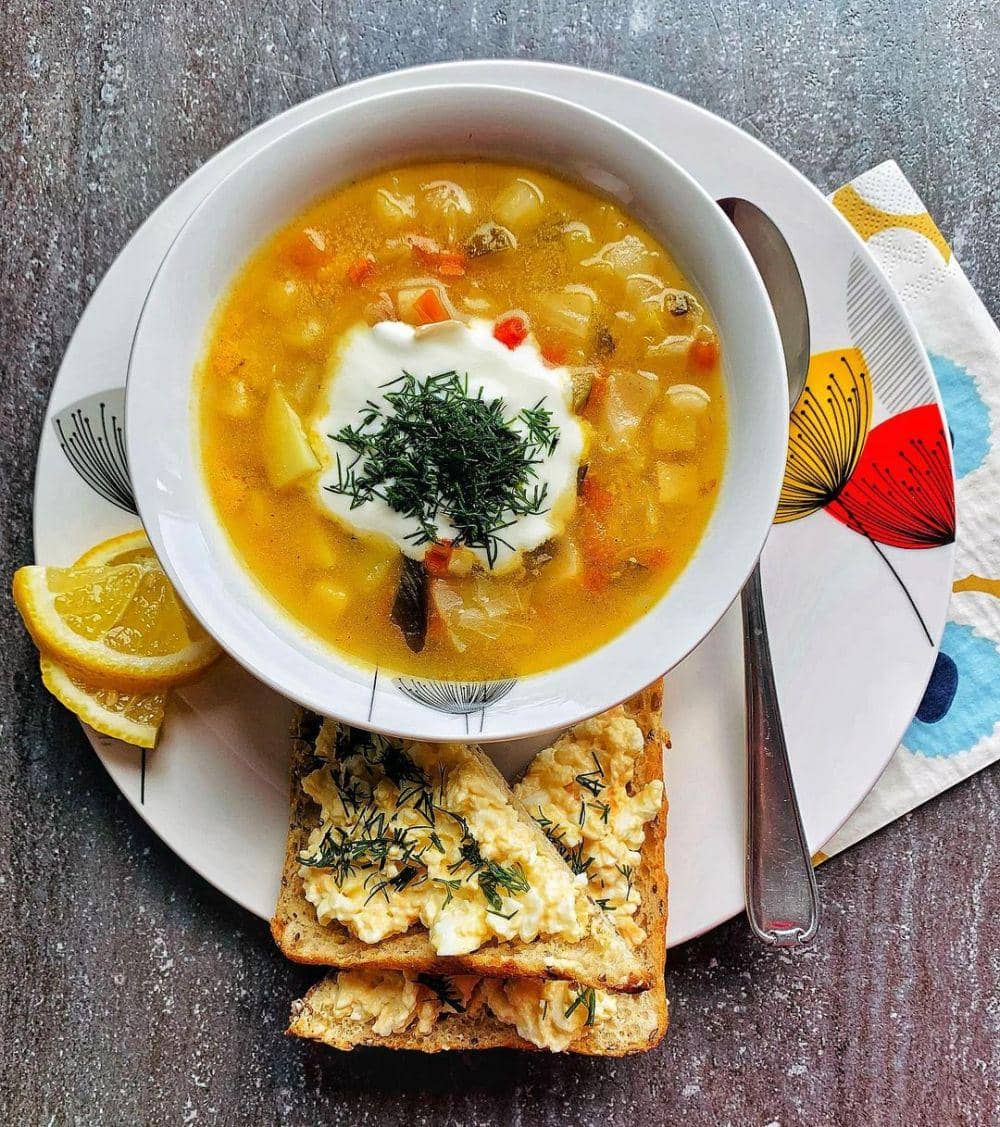 Rassolnik, salah satu sup terkenal dari Rusia (instagram.com/kristi_foodworld)