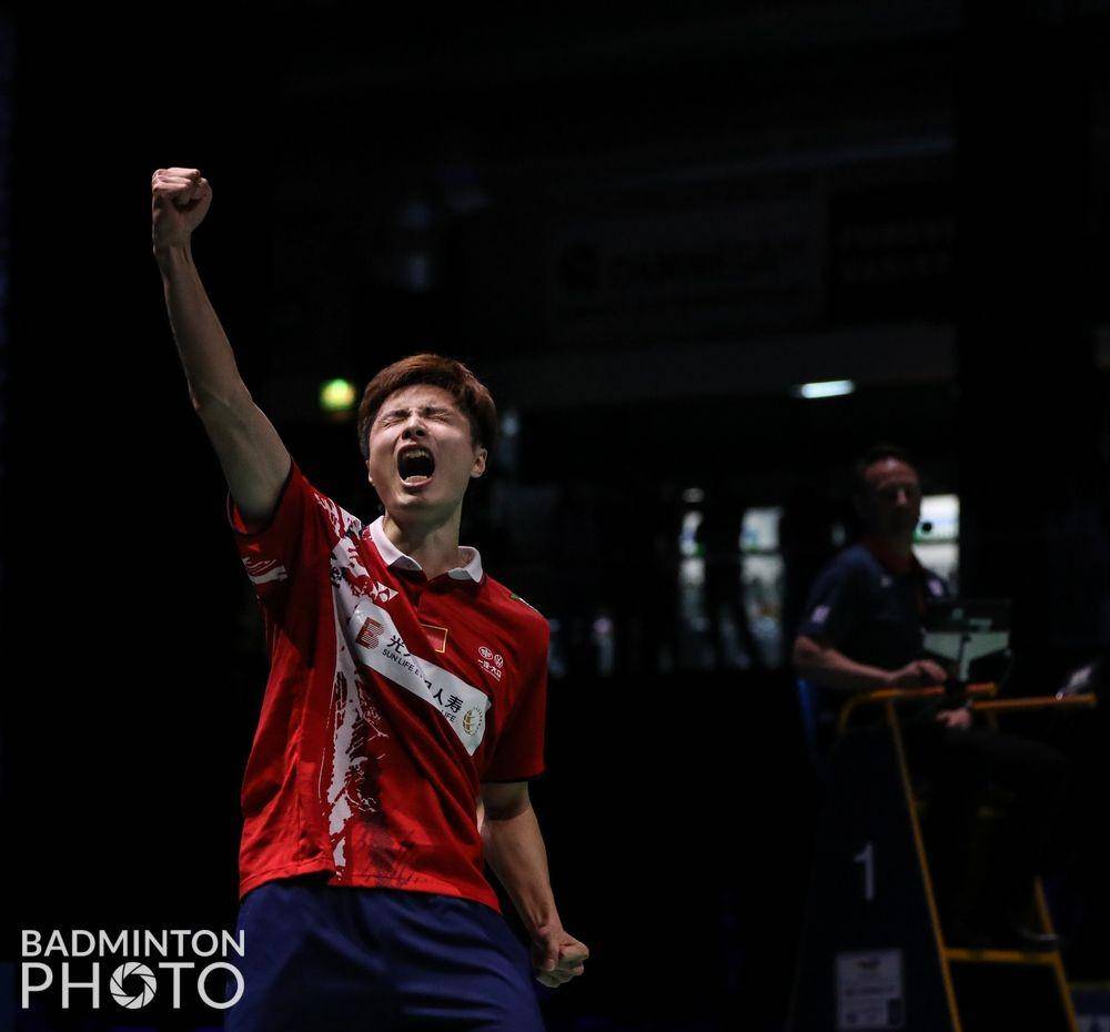 Shi Yu Qi kalahkan Kento Momota di babak final Piala Sudirman 2021 (Dok.BadmintonPhoto)