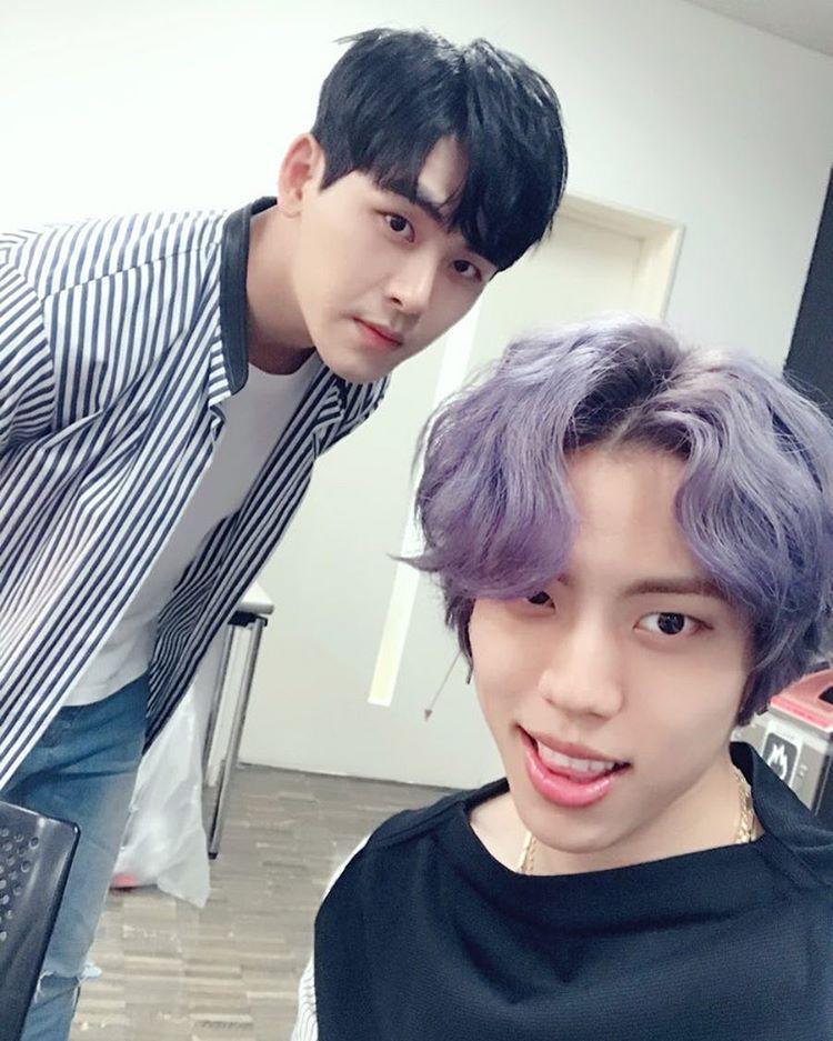 Hoya dan Dongwoo INFINITE (twitter.com/Infinite7Facts)