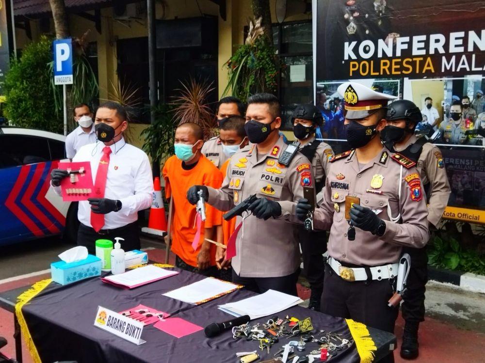 Barang bukti yang digunakan pelaku untuk mencuri motor. Dok/istimewa