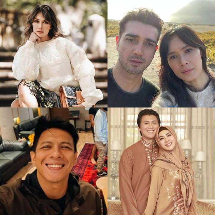 kolase potret Luna Maya, Fachri Albar dan Renata Kusmanto, Ariel NOAH, Reino Barack dan Syahrini (instagram.com/lunamaya | instagram.com/aialbar | instagram.com/arielnoah | instagram.com/reinobarack)