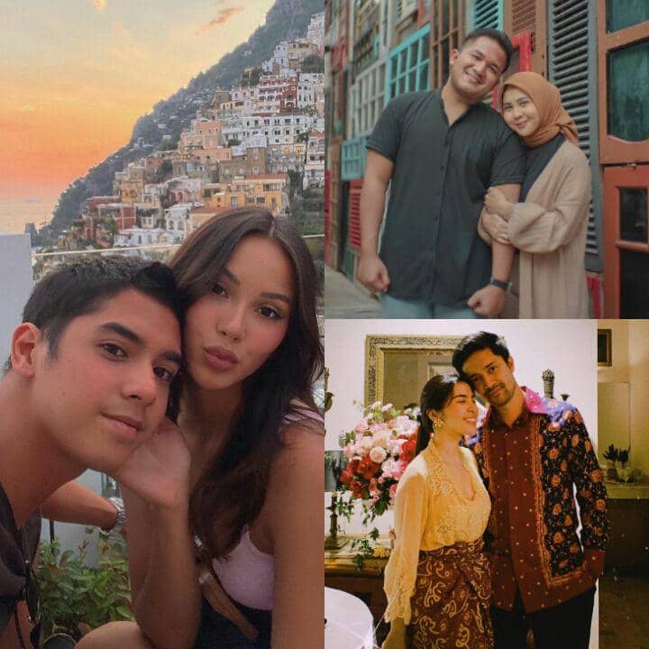 kolase potret Al Ghazali dan Alyssa Daguise, Kesha Ratuliu dan Adhi Permana, Keyna Kameron dan suami (instagram.com/alghazali7 | instagram.com/kesharatuliu05 | instagram.com/keynakameron)