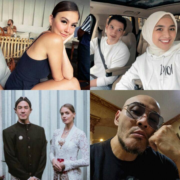 kolase potret Agnez Mo, Rezky Aditya dan Citra Kirana, Daniel Mananta dan istri, serta Deddy Corbuzier (instagram.com/agnezmo | instagram.com/thereal_rezkyadithya | instagram.com/vjdaniel | instagram.com/mastercorbuzier)