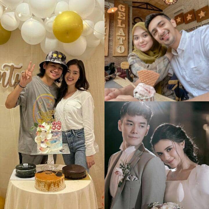 kolase potret Rayn Wijaya dan Ranty Maria, Vebby Palwinta dan suami, serta Audi Marissa dan Anthony Xie (instagram.com/raynwijaya26 | instagram.com/vebbypalwinta | instagram.com/audimarissa)