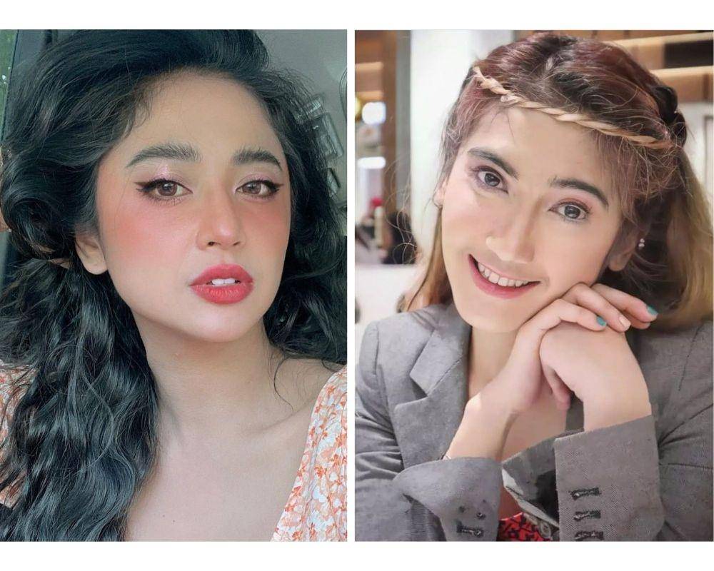 Dewi Perssik (Instagram.com/dewiperssikreal) dan Revi Mariska (instagram.com/temmyrevi.fc)