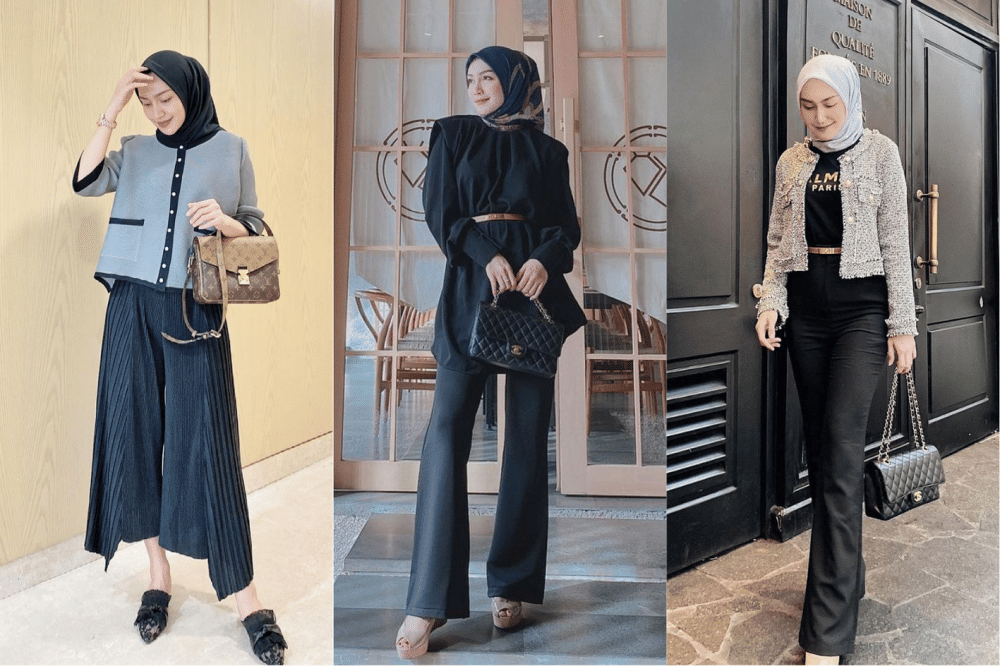 9 Outfit Elegan Bernuansa Hitam ala Melody Prima, Berkelas dan Mewah!