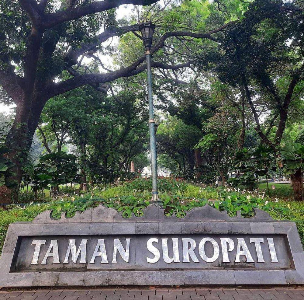 Taman Suropati, Jakarta Pusat (Instagram.com/temantaman.jkt)