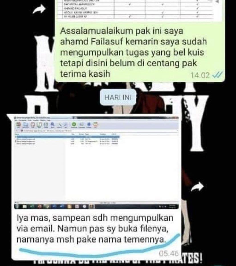 chat guru dan murid (twitter.com/txtdaripelajar)