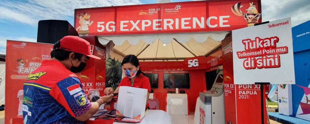 Telkomsel hadirkan jaringan 5G pertama di Papua. (Dok. Telkomsel)