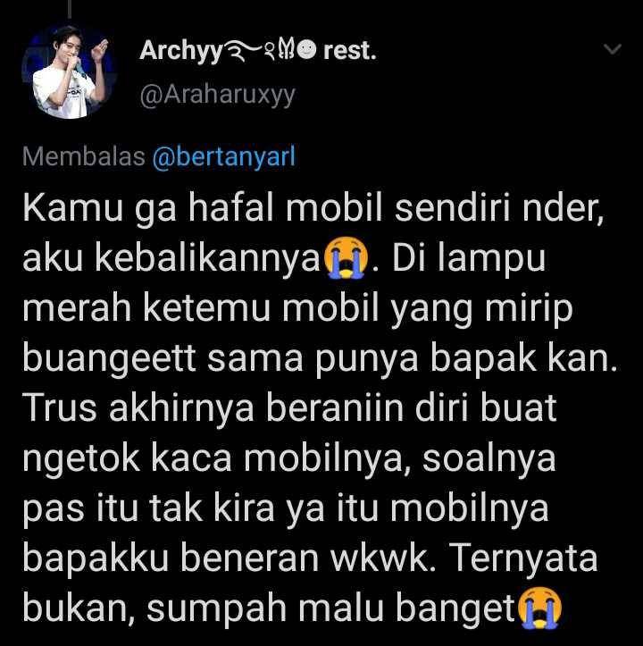 momen salah sangka di media sosial (twitter.com/Araharuxyy)