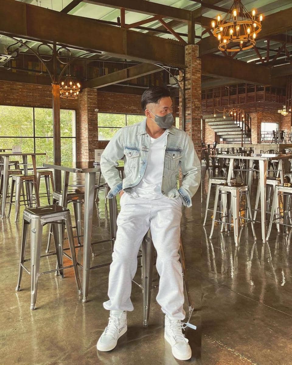 ootd sneakers Nam Goong Min (instagram.com/min_namkoong)