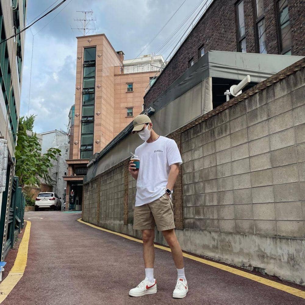 ootd sneakers Wi Ha Joon (instagram.com/wi__wi__wi)