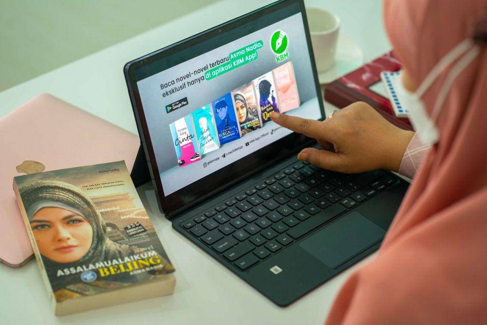 Novel Asma Nadia pada platform KBM App (dok. KBM App)