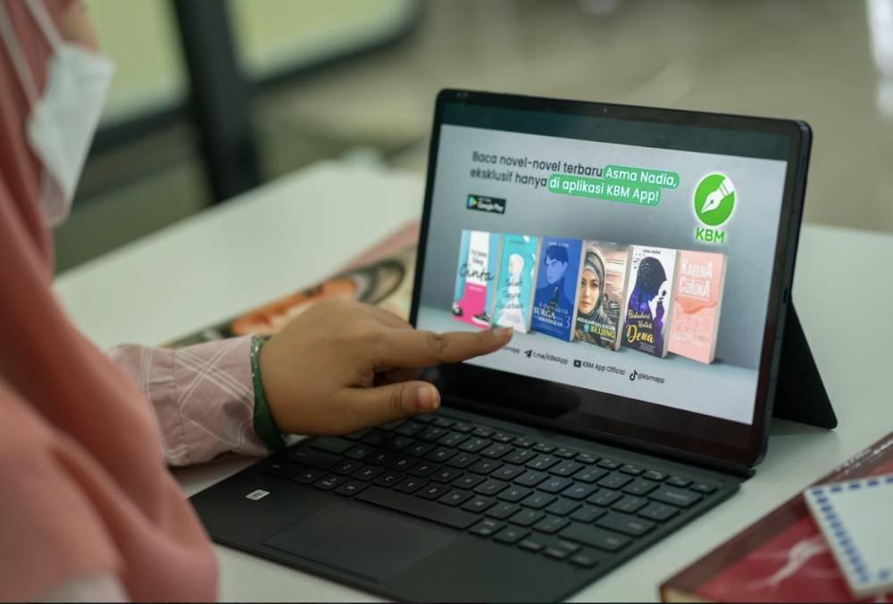 Novel Asma Nadia pada platform KBM App (dok. KBM App)