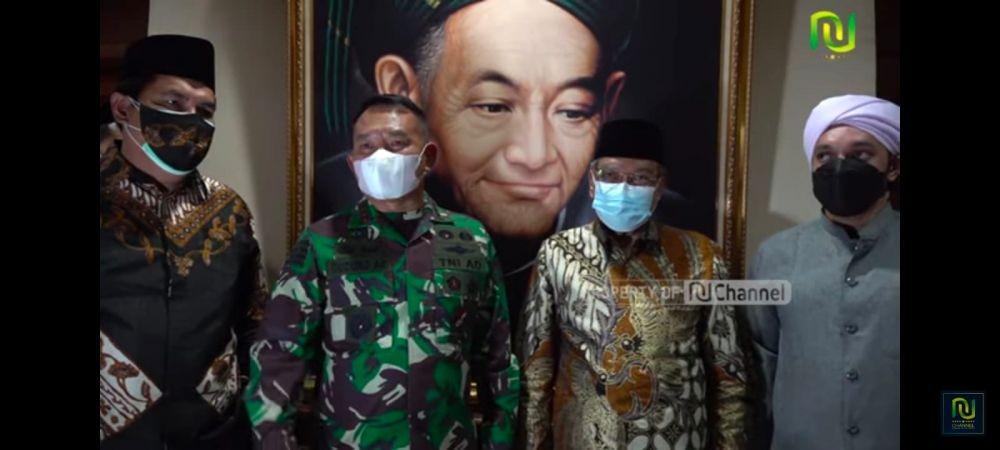 Soan ke PBNU, Pangkostrad Dudung Dipanggil Kiai oleh Said Aqil