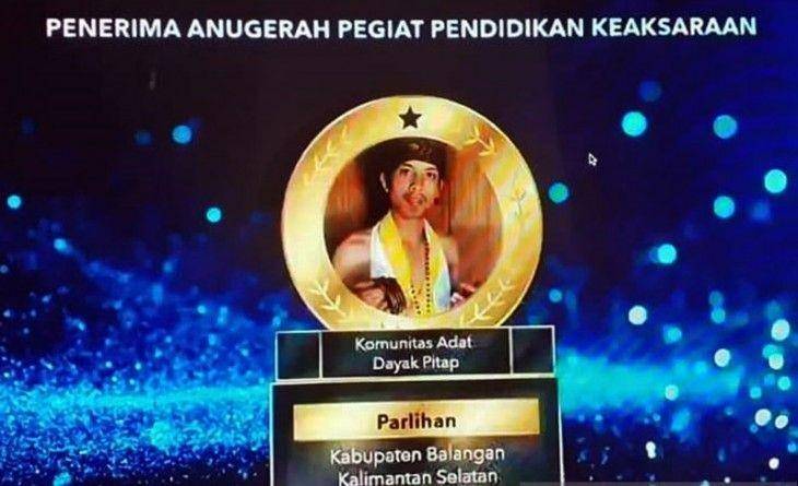 Parlihan, Balian Muda Desa Ajung, Kabupaten Tabalong (ANTARA/HO-Humas YABN/Yudi Febrianda)