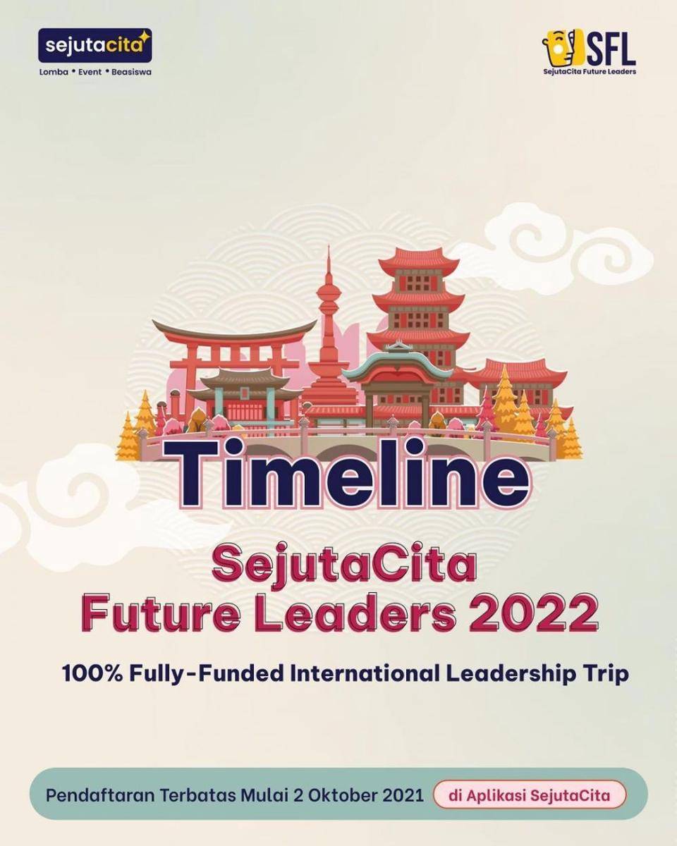 Beasiswa SejutaCita Future Leaders 2022 (instagram.com/sejutacita.futureleaders)