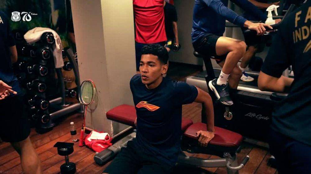 Tim Indonesia sedang jalani latihan jelang turnamen Piala Thomas dan Uber. (instagram.com/badminton.ina)