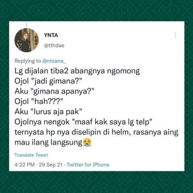 curhat random naik ojol (twitter.com/tthdae)