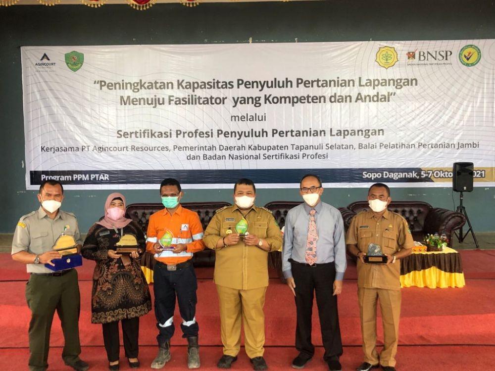 PTAR Bantu Sertifikasi Profesi Penyuluh Pertanian Lapangan Tapsel
