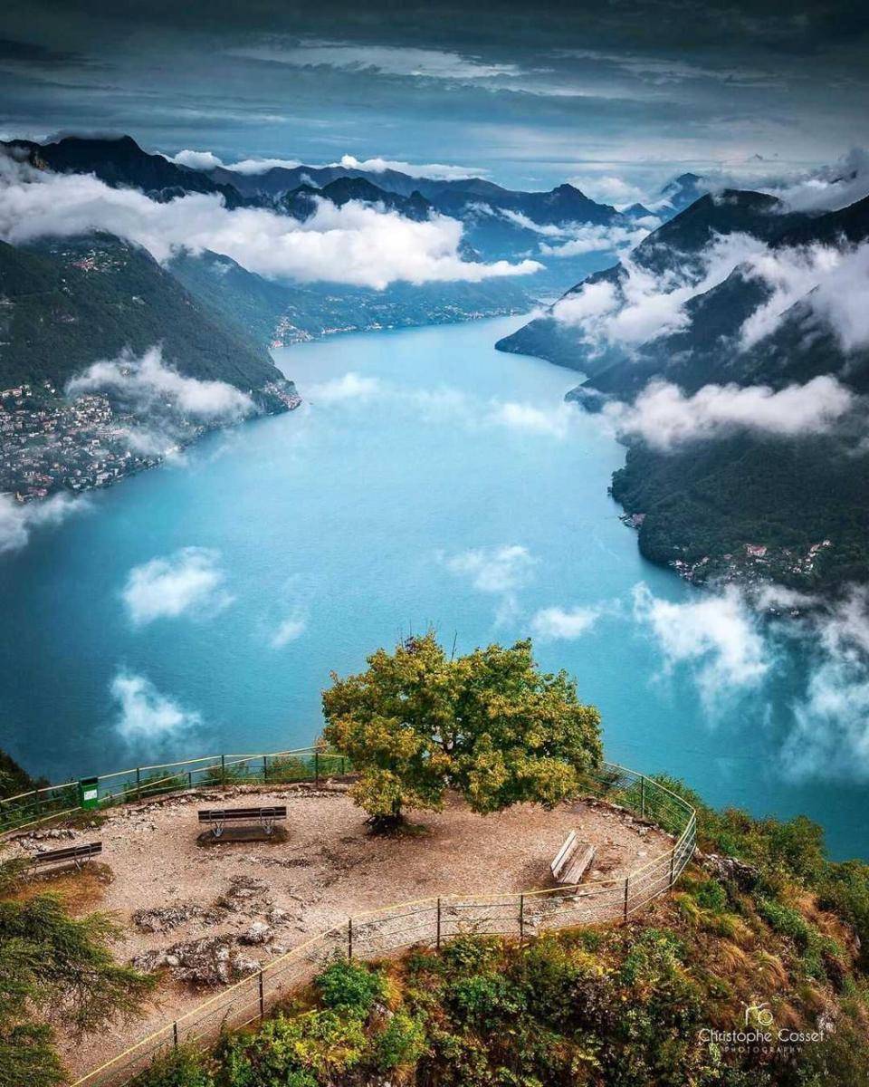 potret Danau Lugano (instagram.com/christofs70)