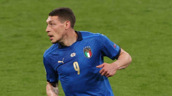 potret Andrea Belotti bersama Italia (currentnews.digital)