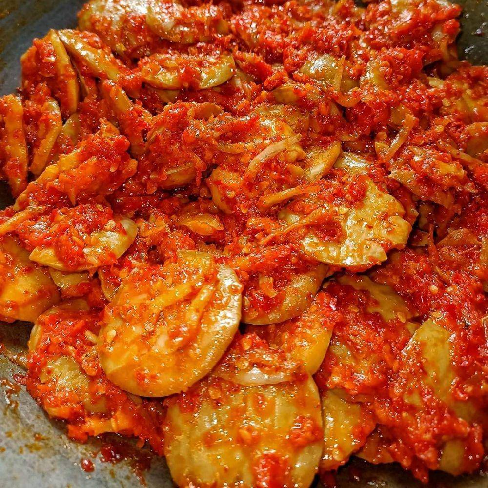 Ilustrasi jengkol balado (instagram.com/megawatisalim)