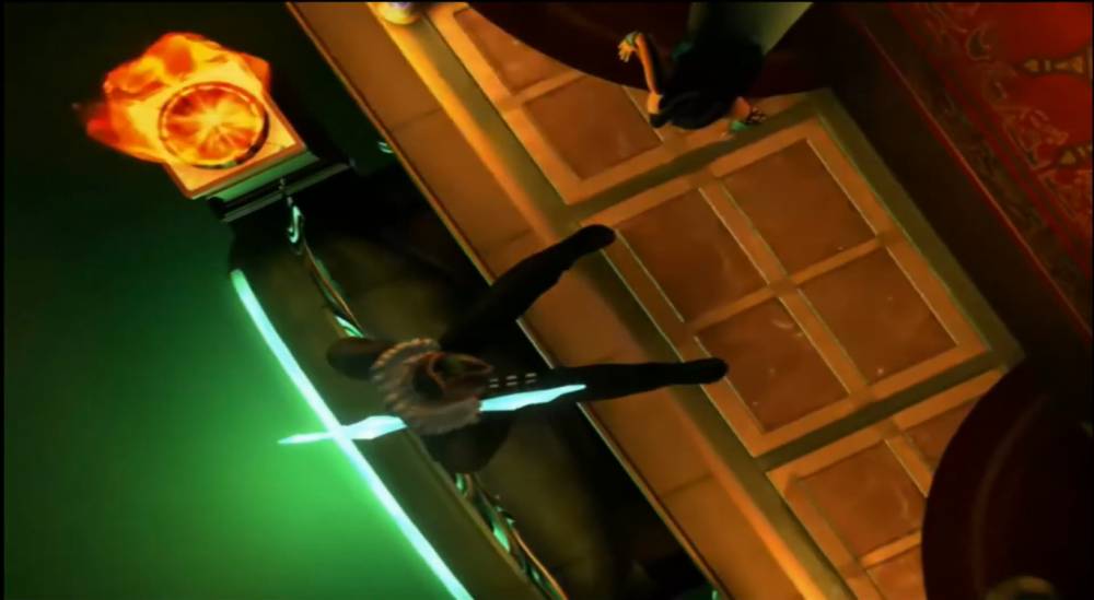 Squall tertusuk tombak es Edea. (youtube.com/Jon2ne1 Gaming)
