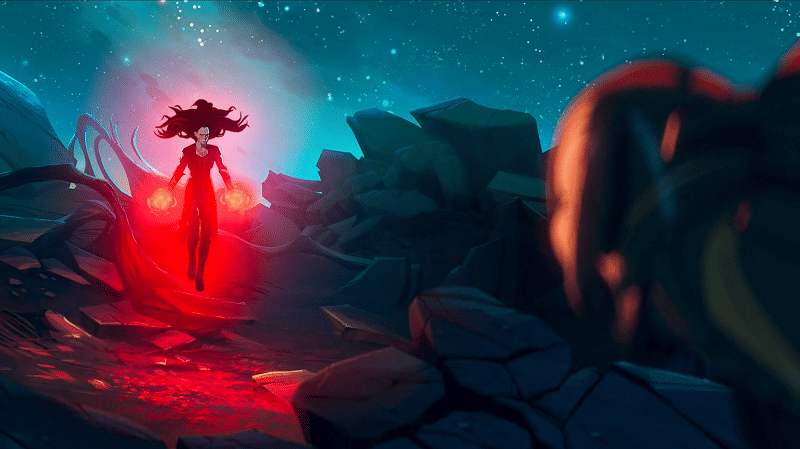 Zombie Scarlet Witch. Disney+ Hotstar/What If?