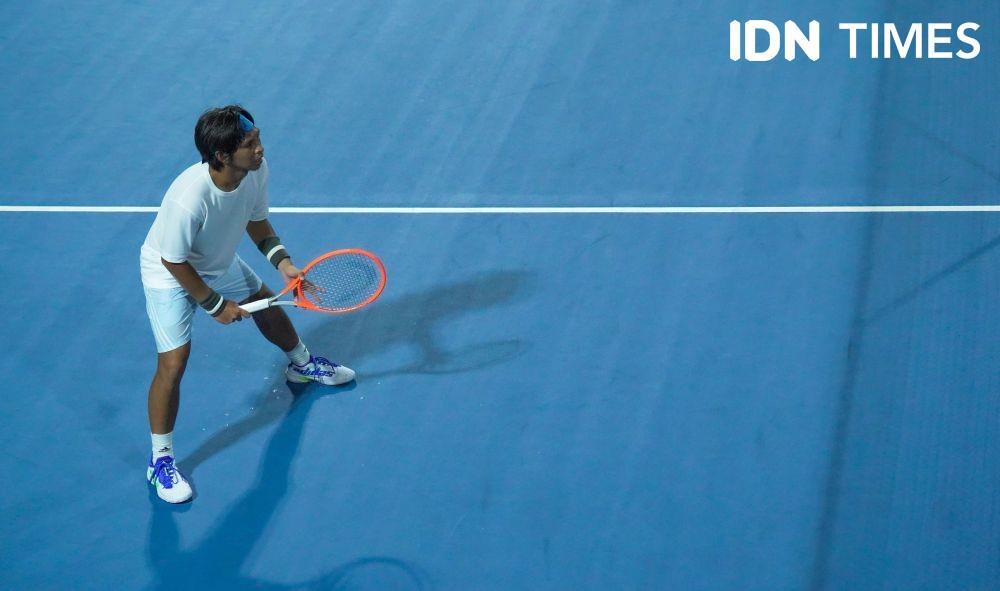Jawa timur meraih medali emas di tujuh nomor tenis yang dipertandingkan di PON XX Papua. (IDN Times/Tata Firza).