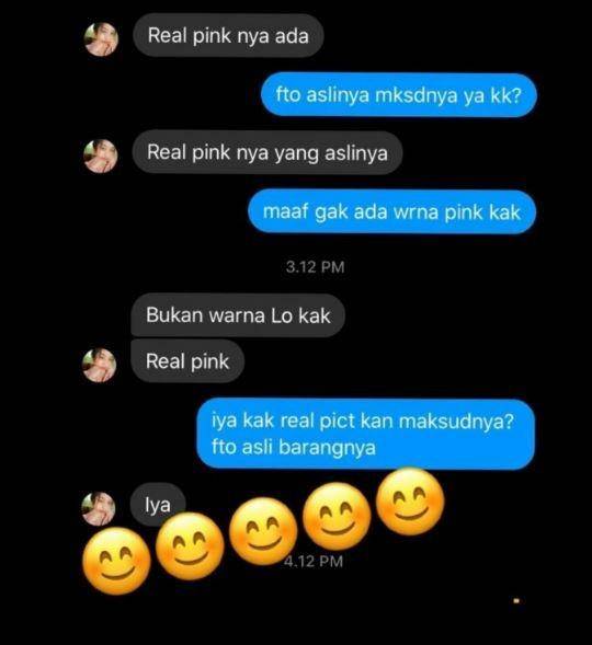 chat typo penjual dan pembeli (twitter.com/txtdarionlshop)
