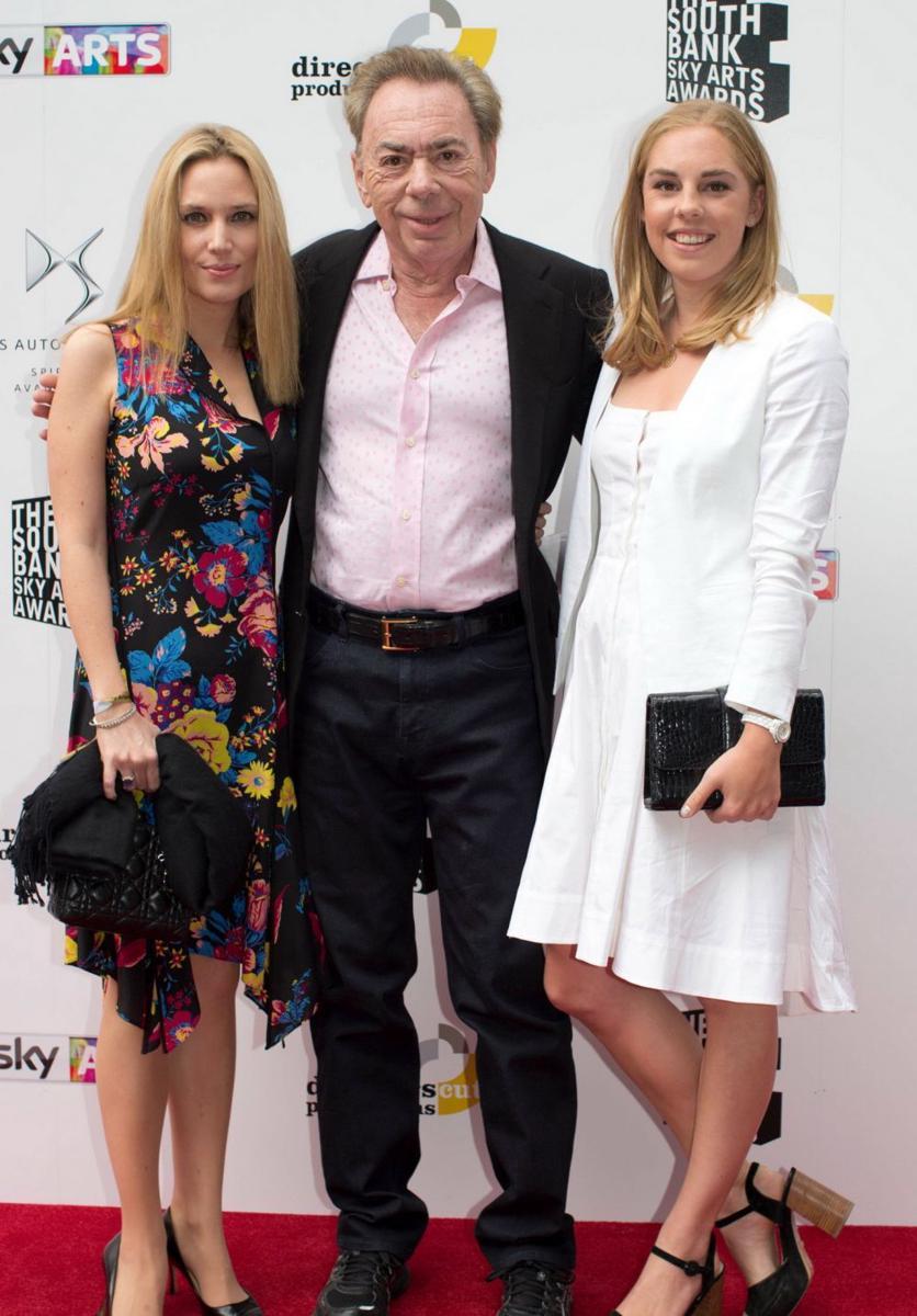 Bella Lloyd Webber, Andrew Lloyd Webber, Imogen Lloyd Webber (twitter.com/OfficialALW)