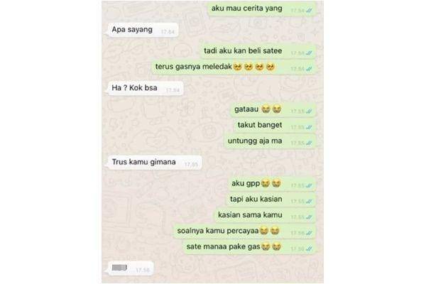chat dikerjain pacar (instagram.com/ngakakdulu_id)