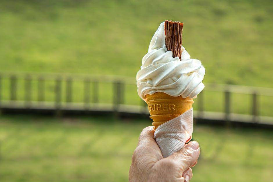 ilustrasi es krim rasa vanil (pexels.com/ Pixabay)