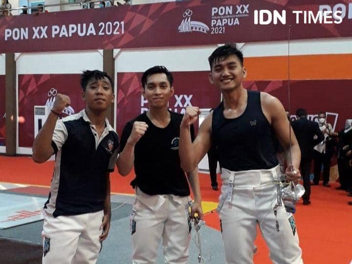Cabor Anggar Sumsel Kembali Sumbang Emas di PON Papua 2021 (IDN Times/Dokumen KONI Sumsel)