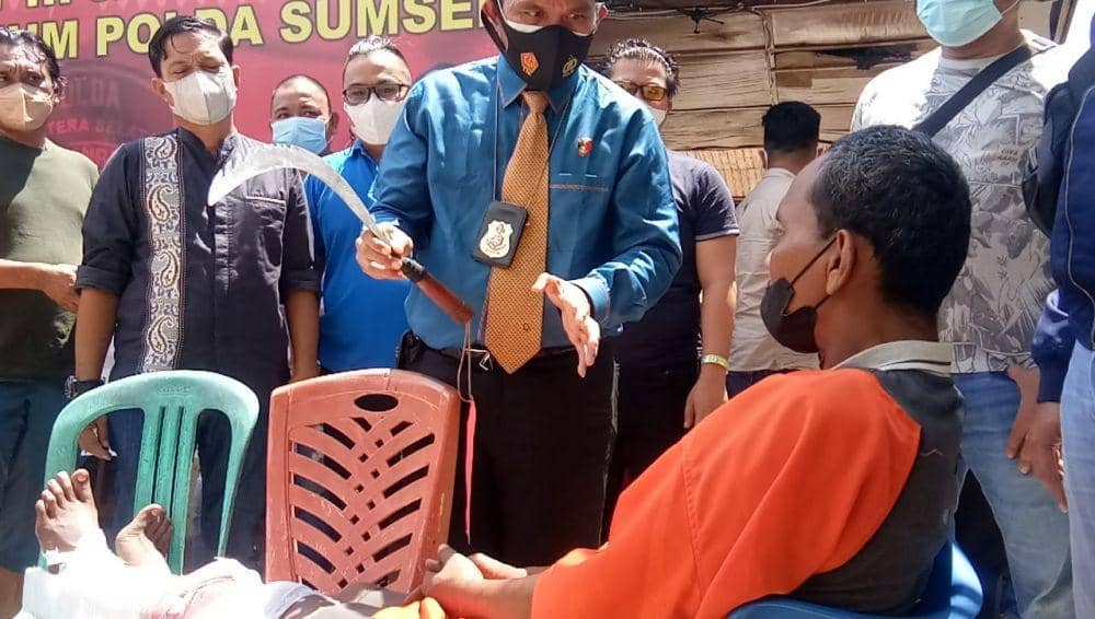 Pelaku Pembacokan di Depan SDN 23 Palembang Akhirnya Ditangkap