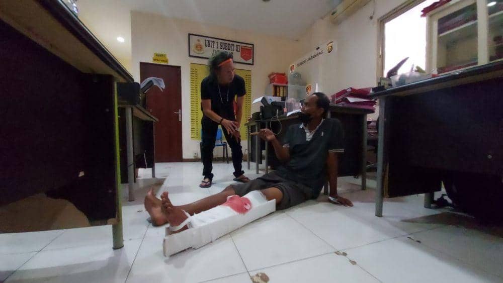 Pelaku Rudiharto saat diamankan tim Jatanras Polda Sumsel (IDN Times/istimewa)