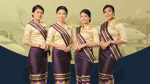 potret pramugari Myanmar National Airlines (flymna.com)