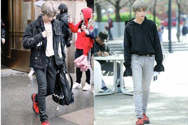 Outfit serba hitam Haechan NCT (instagram.com/nctunited00/instagram.com/nctchilldream)