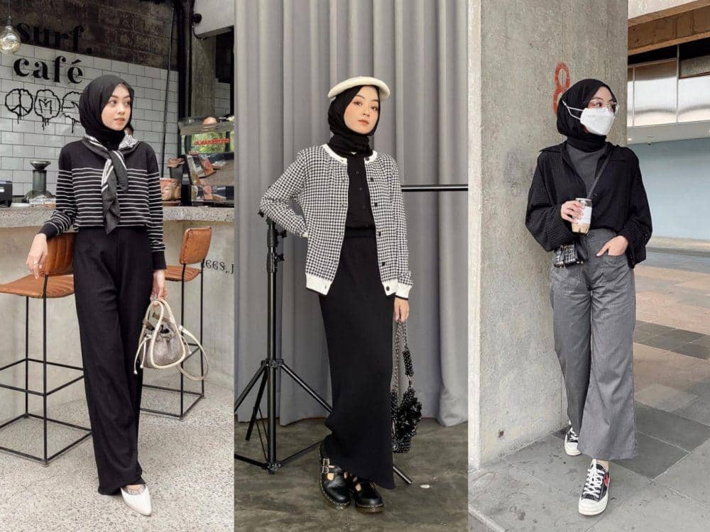 10 Padu Padan Outfit Nuansa Hitam ala Meirani Amalia, Chic dan Modis!